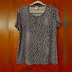 Anne Klein Animal Print Shirt
